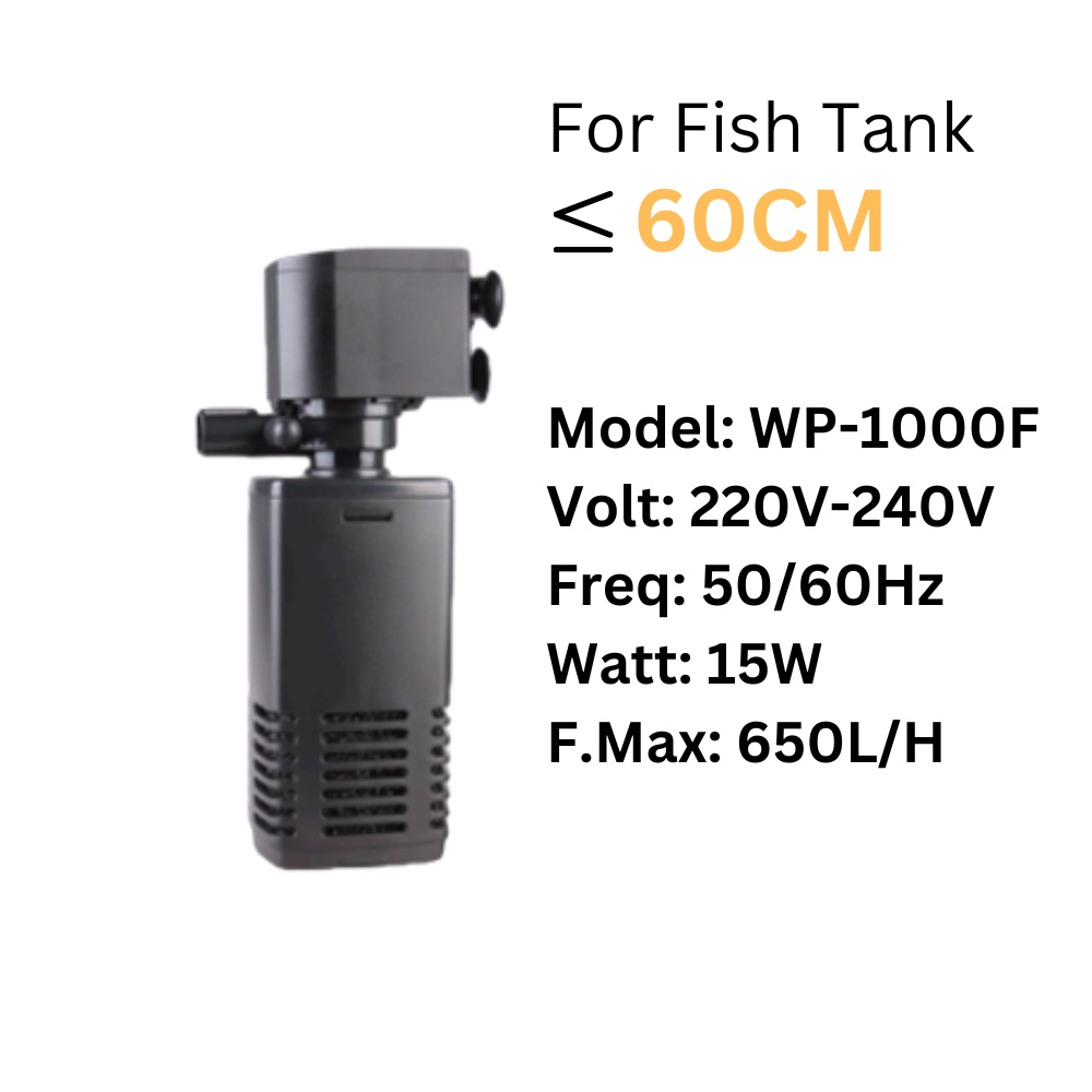 Sobo Aquarium Internal Filter Water Pump WP650F WP750F WP850F WP