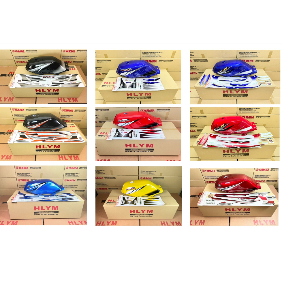 YAMAHA 5PV CATAL CATALYZER FUEL TANK SIAP TANAM HLY STICKER BIRU SKALA ...