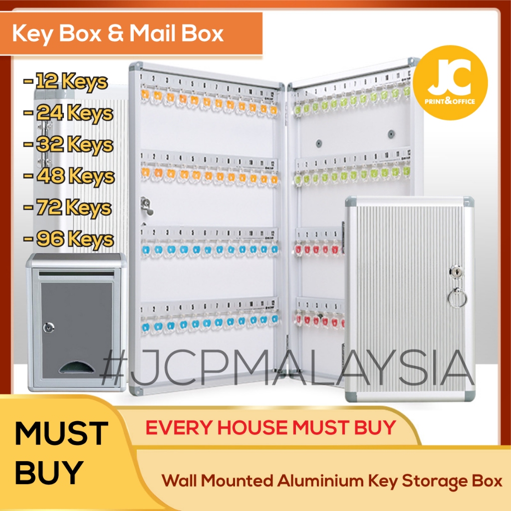 JCP Mail Box Key Holder Box 12 Keys+ Storage for Keys Kotak
