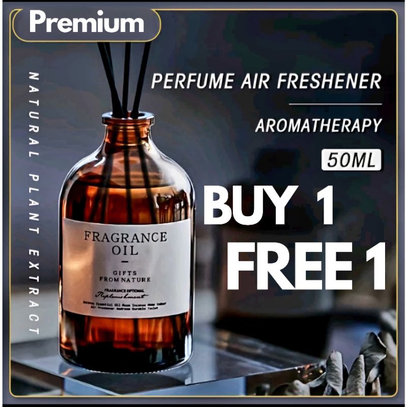 Scent Out BUY 1 FREE 1 Premium Essential 0il Reed Diffuser Room ...