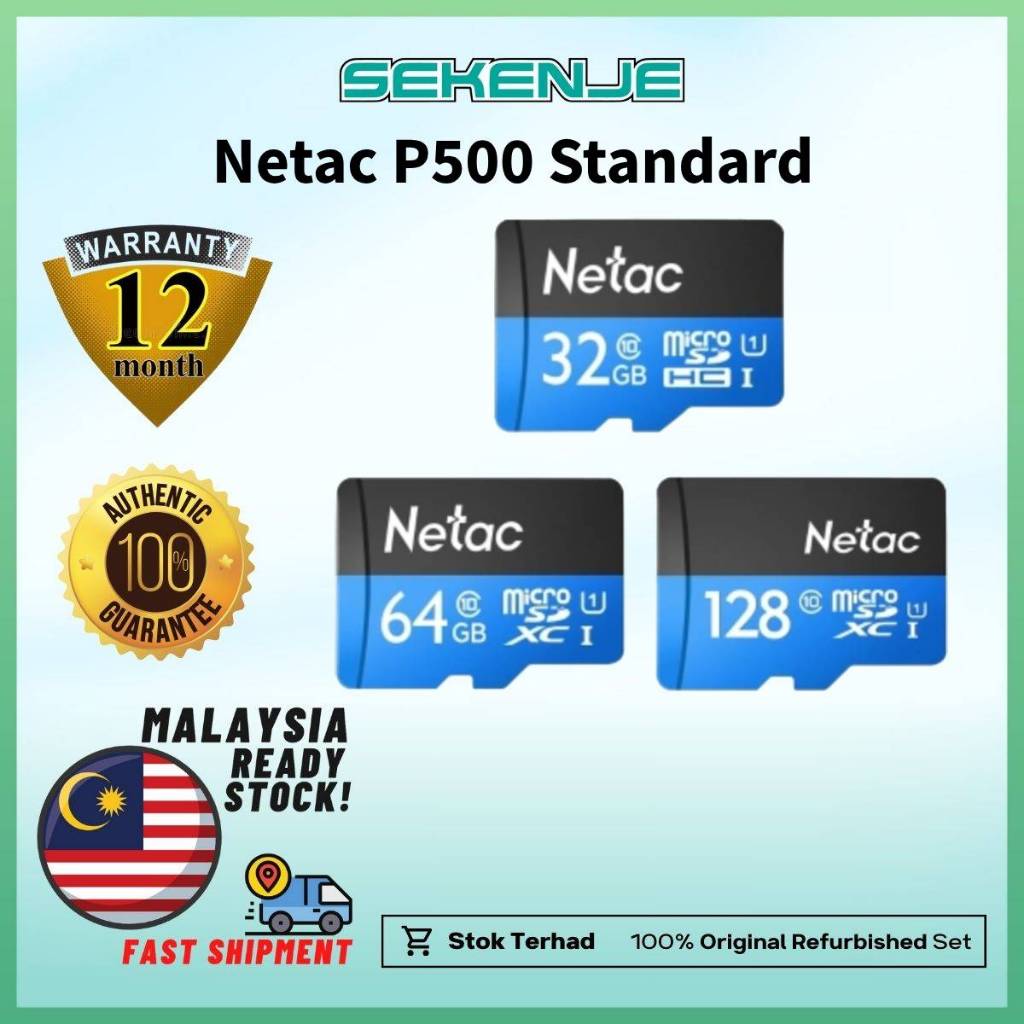 Netac P Standard Micro Sd Memory Card With Adapter Gb Gb