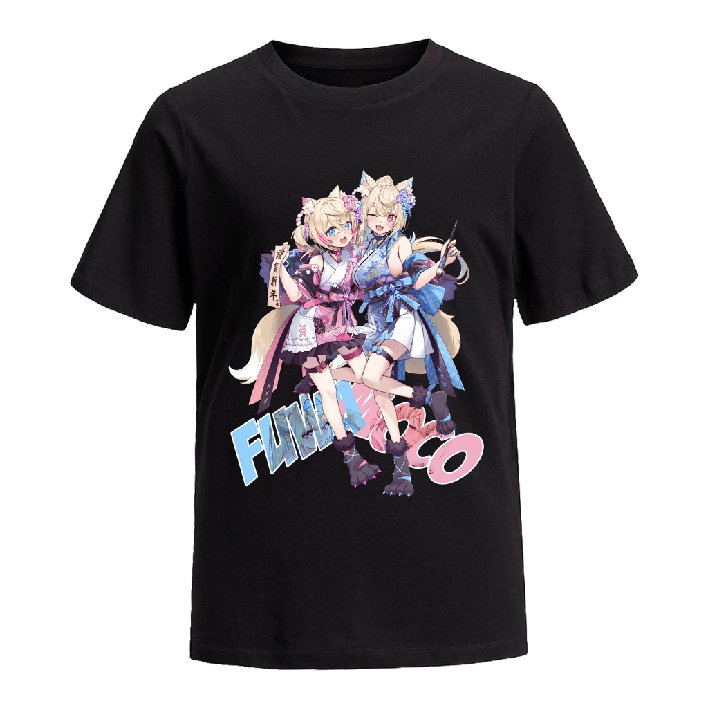 Fuwamoco Hololive Tee Shirt by Karei026 [Oishikunare] | Shopee Malaysia
