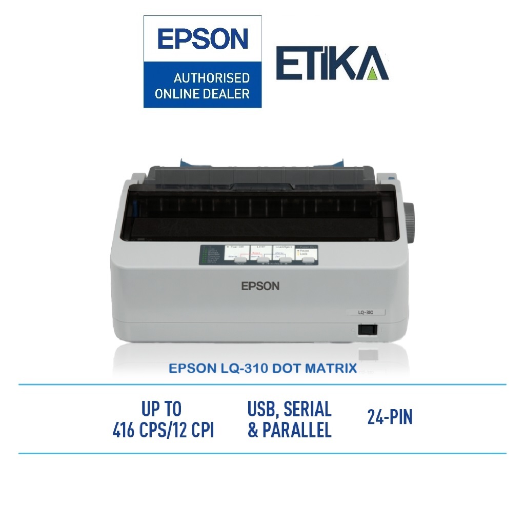 Epson LQ310 Dot Matrix Printer 24Pin Narrow Carriage Impact Printer
