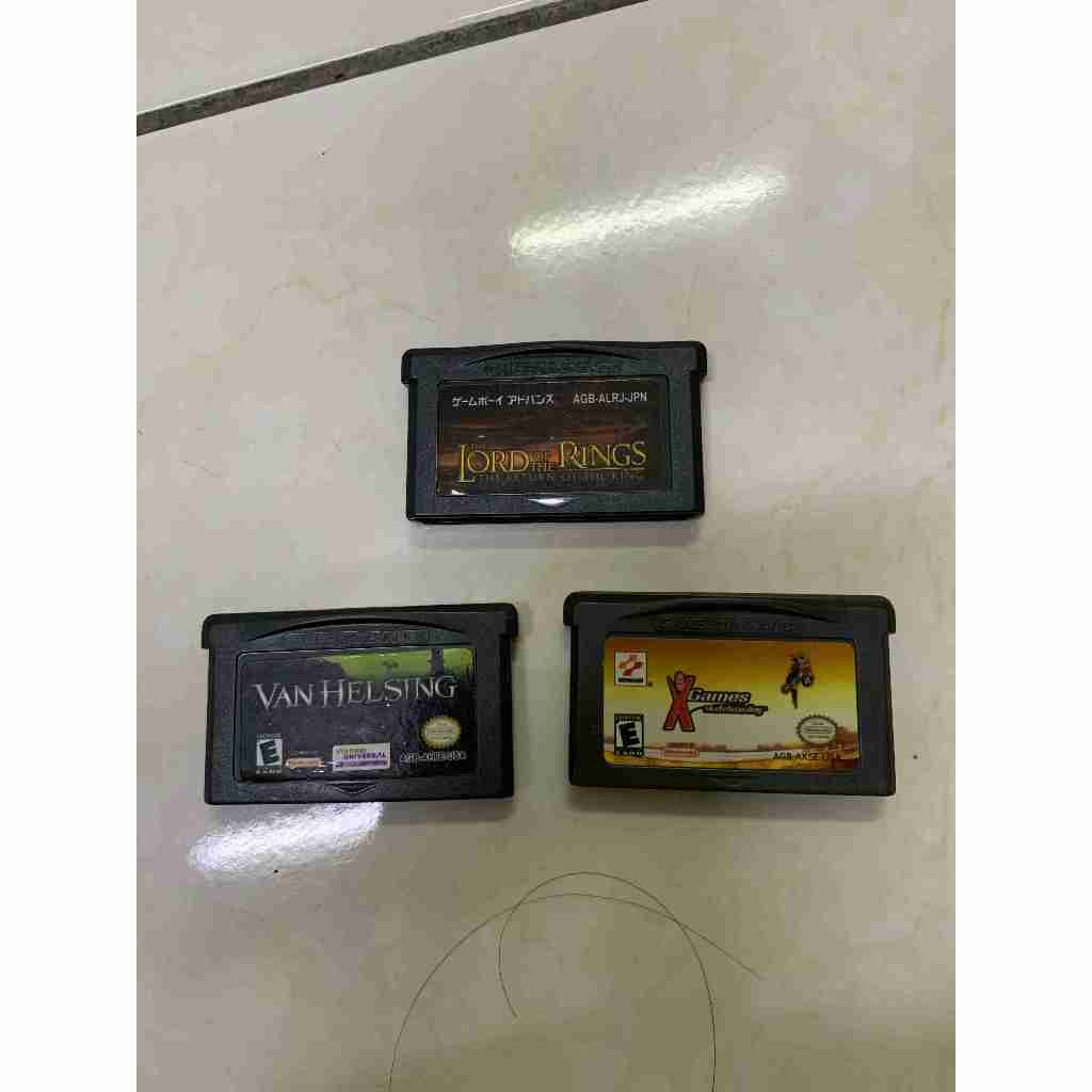 Nintendo GBA Gameboy Advance game cartridges' for Nintendo Gameboy LOTR ...