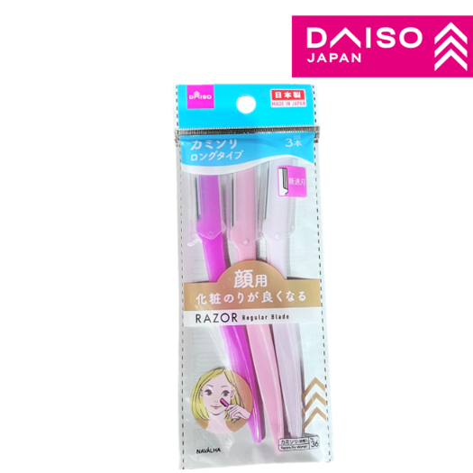 DAISO No -36 RAZOR FOR FACE AND EYEBROWS REGULAR BLADE | Shopee Malaysia
