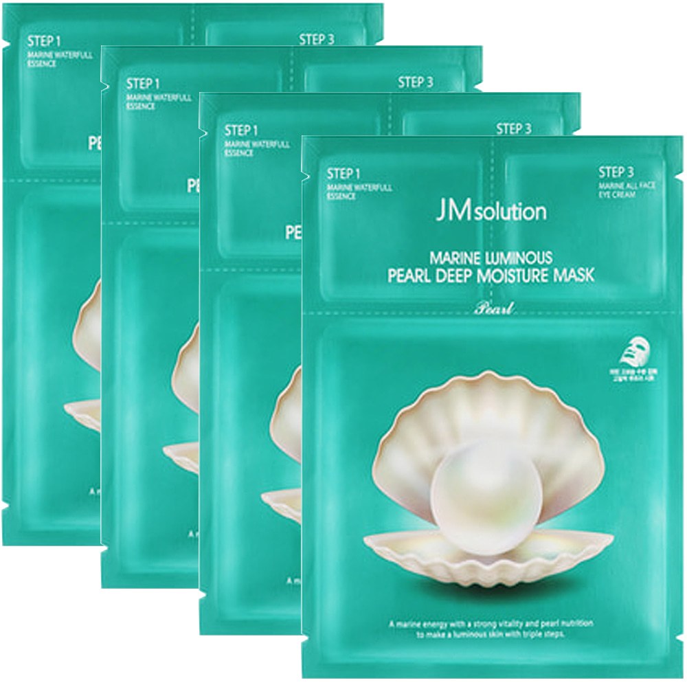 JMSOLUTION MARINE LUMINOUS PEARL DEEP MOISTURE MASK PEARL (1pcs ...