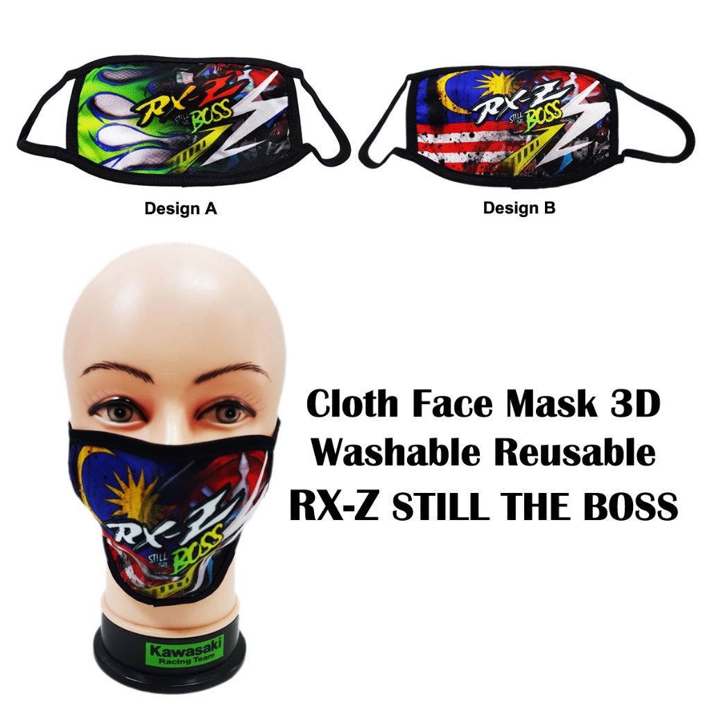 Face Mask 3D Penutup Hidung YAMAHA RX-Z Still The Boss Washable ...