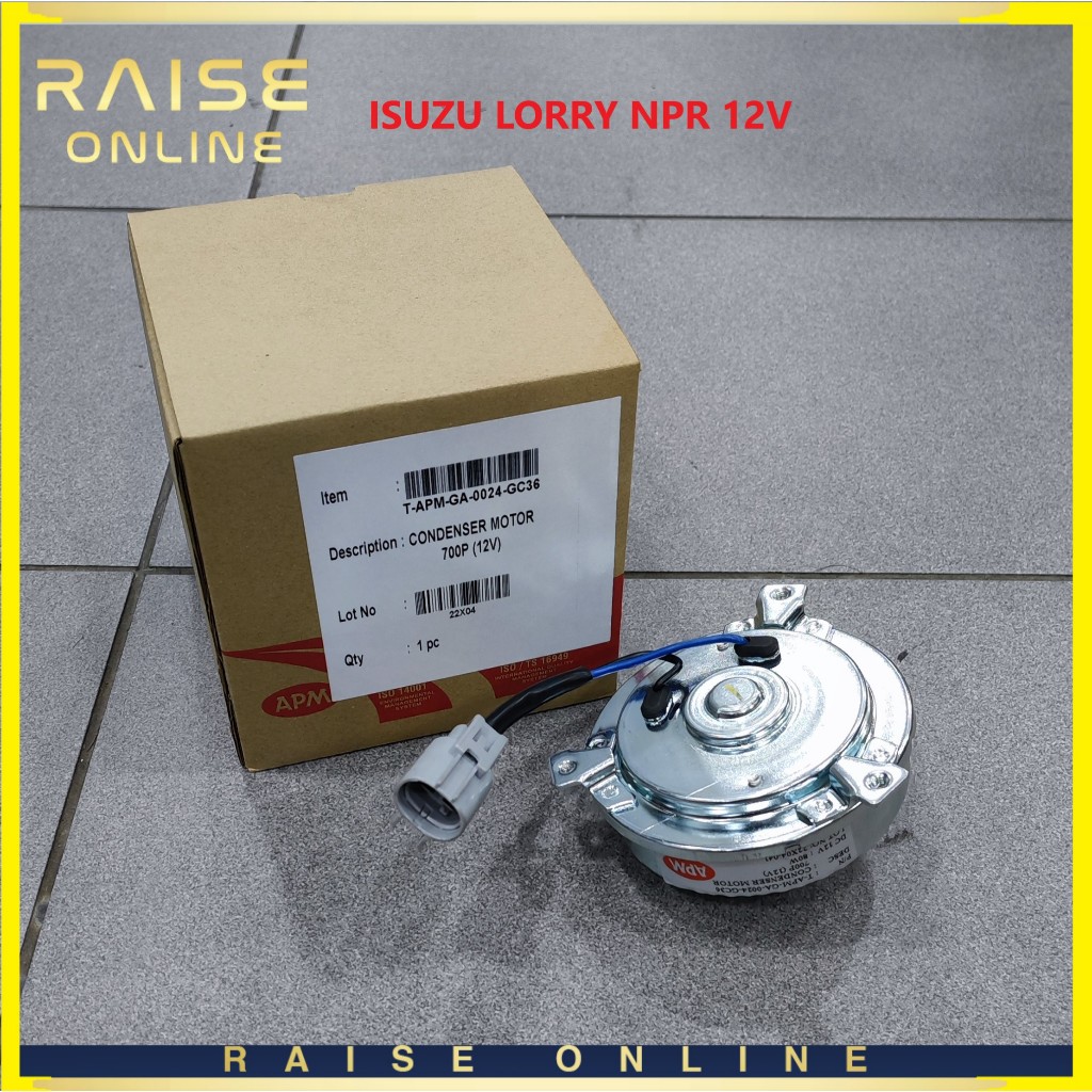 100 % ORIGINAL ISUZU LORRY NPR 12V APM AIR COND MOTOR (2PIN) 12V GA ...