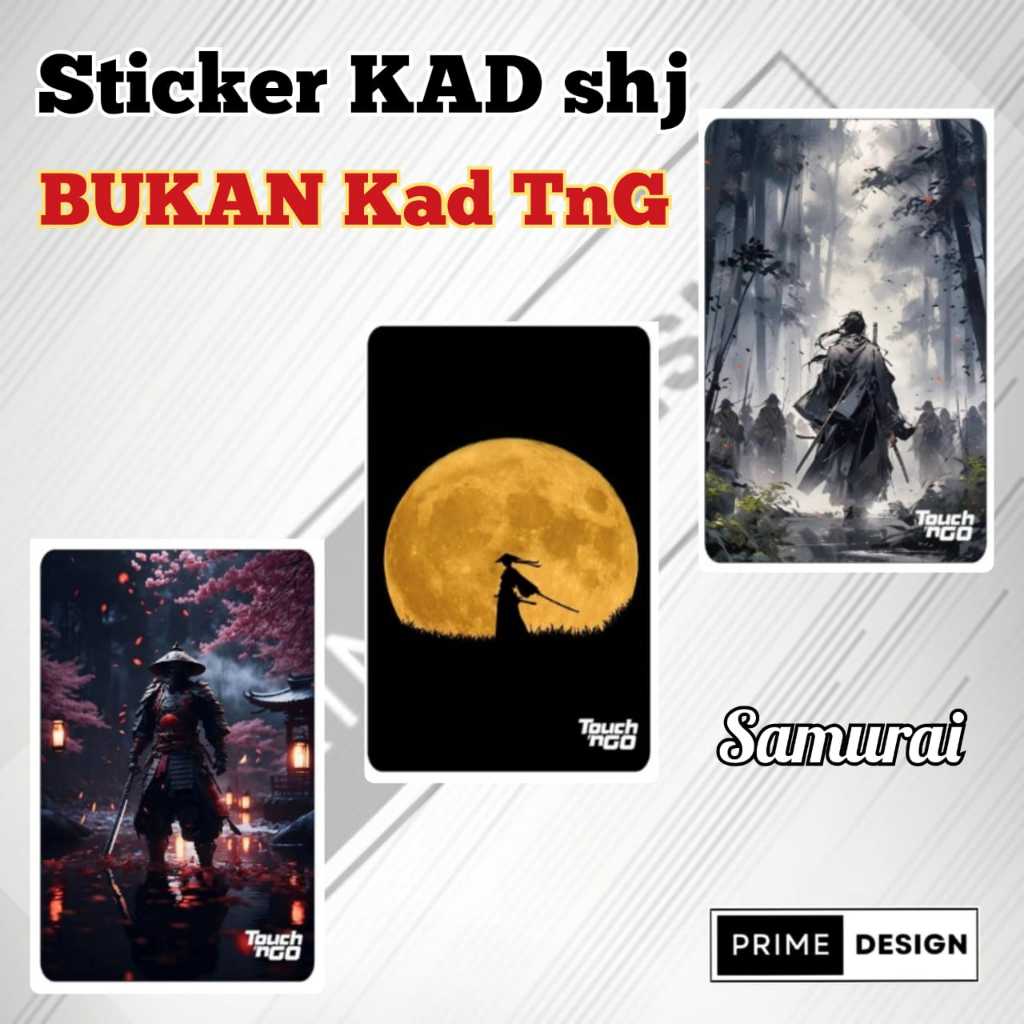 Touch n Go card Sticker (Samurai) | Shopee Malaysia