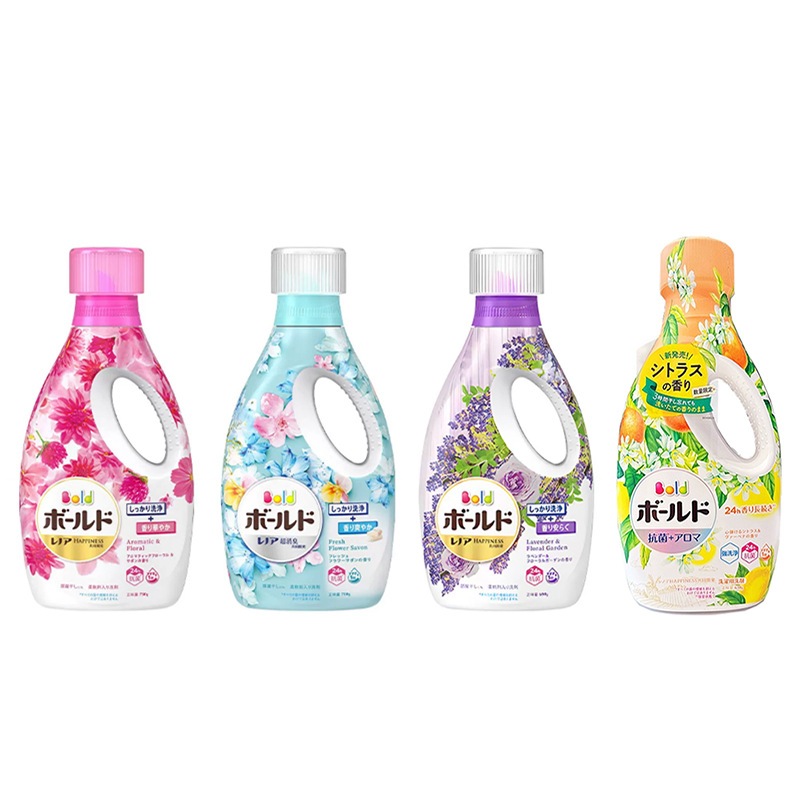 Japan Household Bold Laundry Detergent Liquid Gel Platinum Floral and