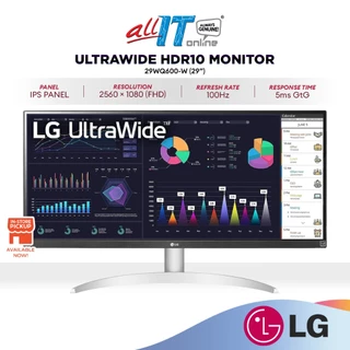 LG 29WQ600-W 29" FHD 100Hz HDR10 UltraWide Monitor | AMD FreeSync™ | IPS Panel | sRGB 99%