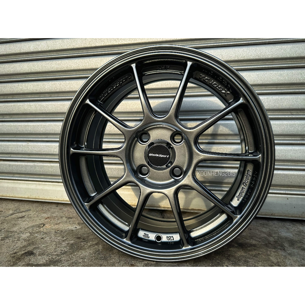 New Car Sport Rim Flow Forming WEDSSPORT TC105X Wheels 15x6.5J 4x100 ...