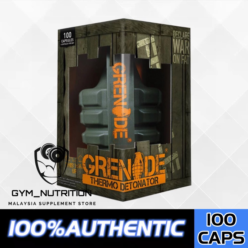 Grenade Thermo Detonator Fat Burn (100 Caps) Uk Fat Burner,Thermo