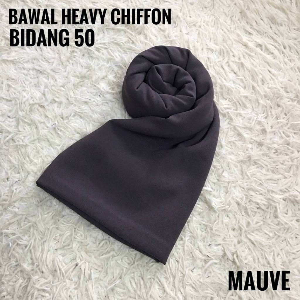 🔥SALE🔥 B50 BAWAL HEAVY CHIFFON BIDANG 50 | Shopee Malaysia