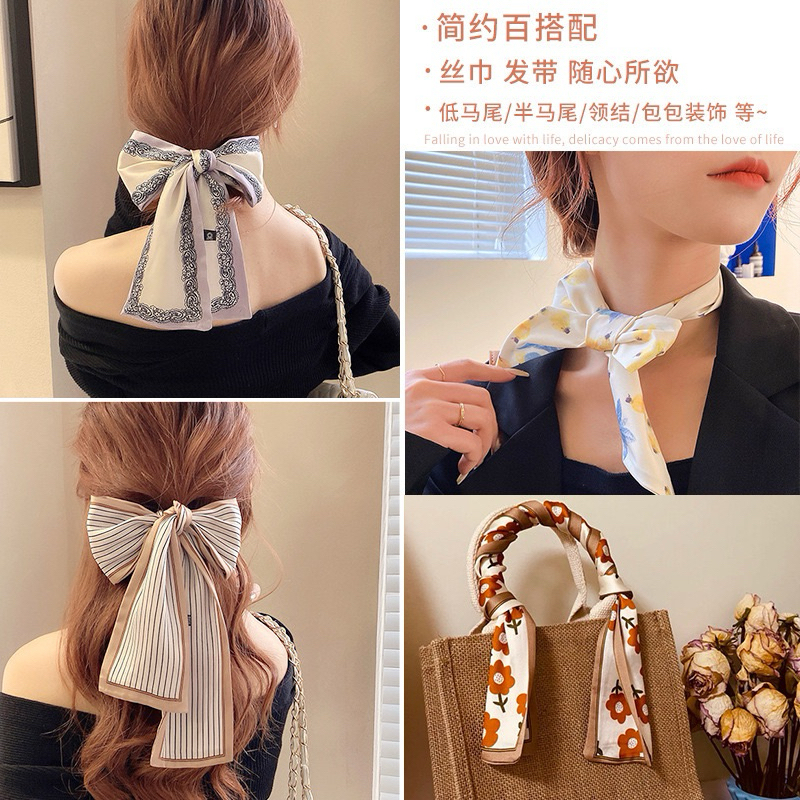Malaysia ready stock 现货飘带 Ladies' Twilly Ribbon Bag Tied Handle Small ...