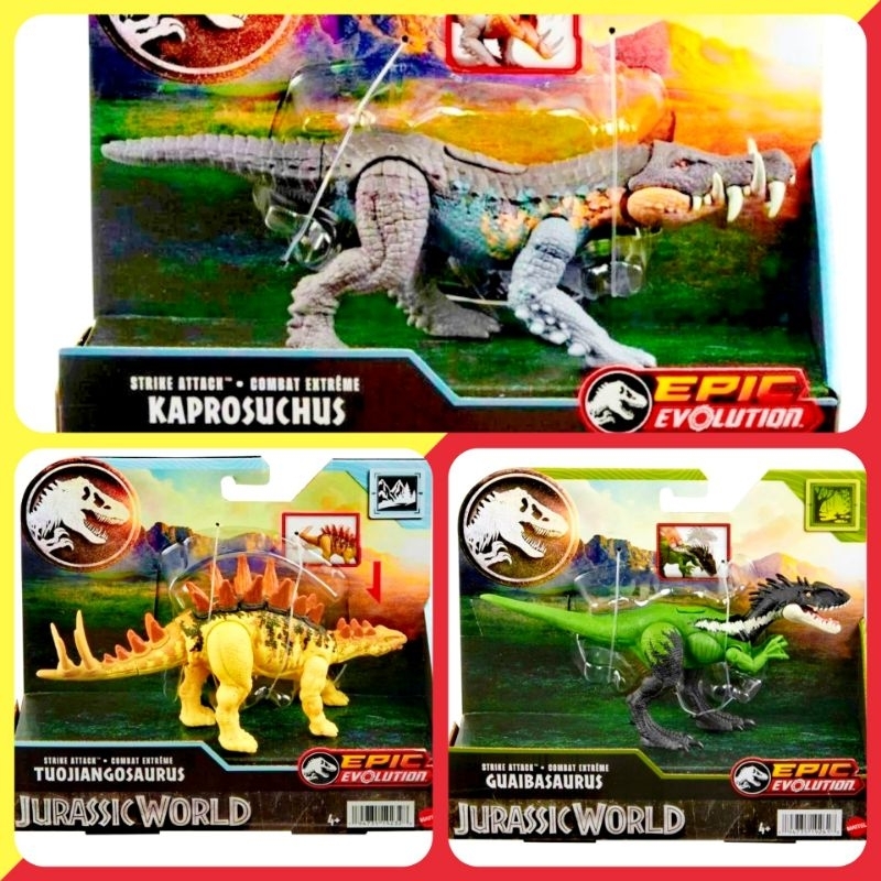 MATTEL JURASSIC WORLD Epic Evolution Strike Attack: Kaprosuchus ...