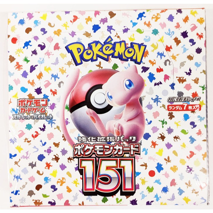 [READY]Pokemon 151 Booster Box Japanese SV2a 151 Japan Booster Box 151 ...