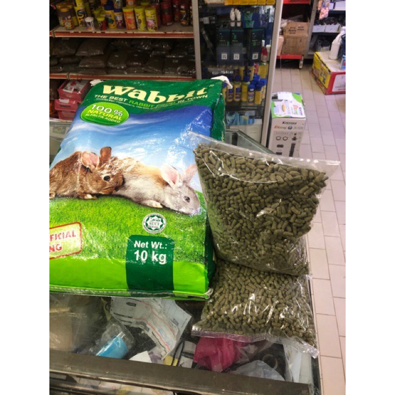 1 KG Rabbit Food / makanan arnab / wabbit / guinea pig food（Repack 1kg ...