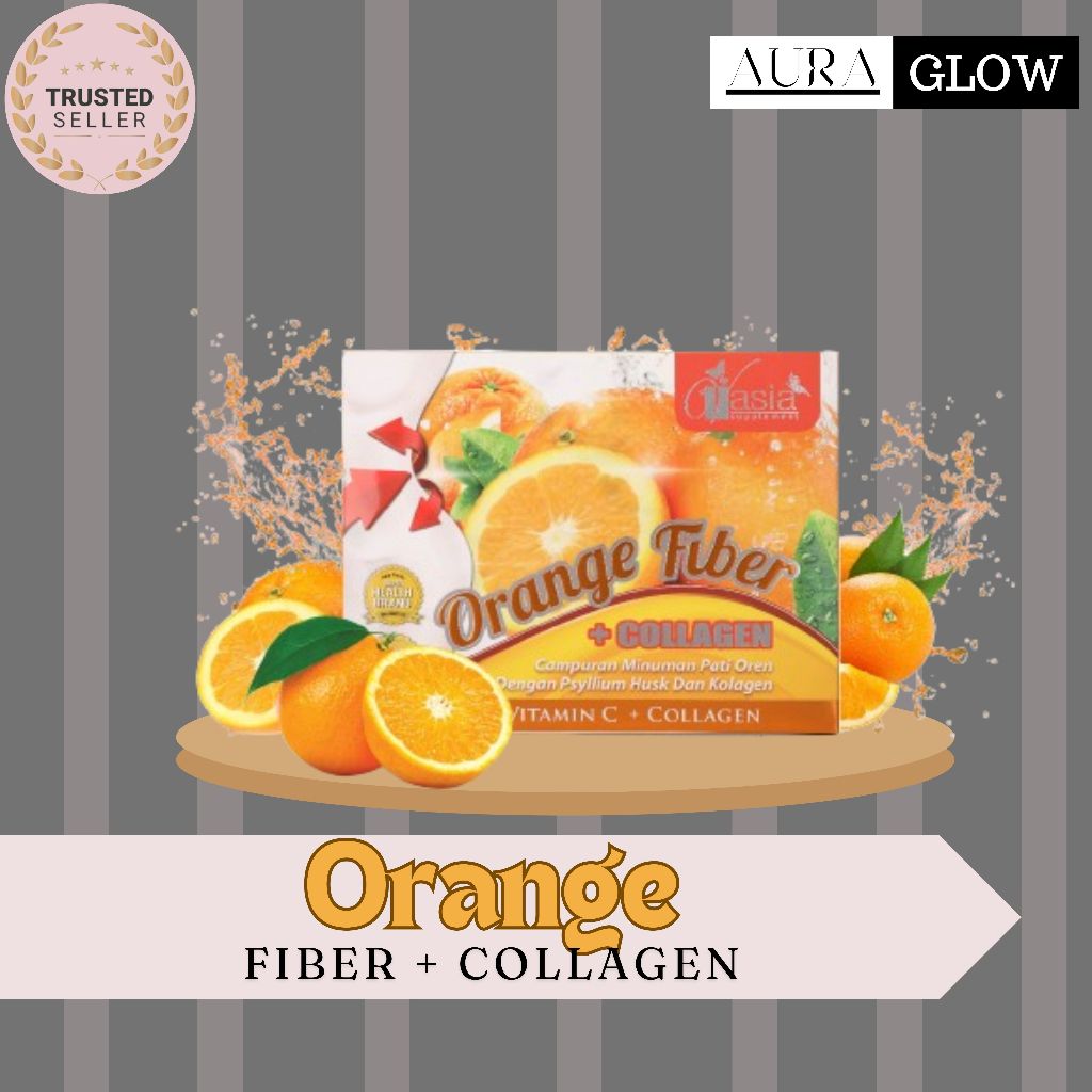 VASIA Orange Fiber + Collagen, Badan Ramping Pinggang Langsing Shopee