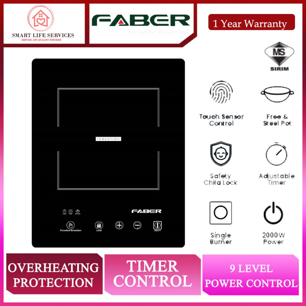 Faber Builtin Hob/ Electric Induction Cooker Hob Faber Built In