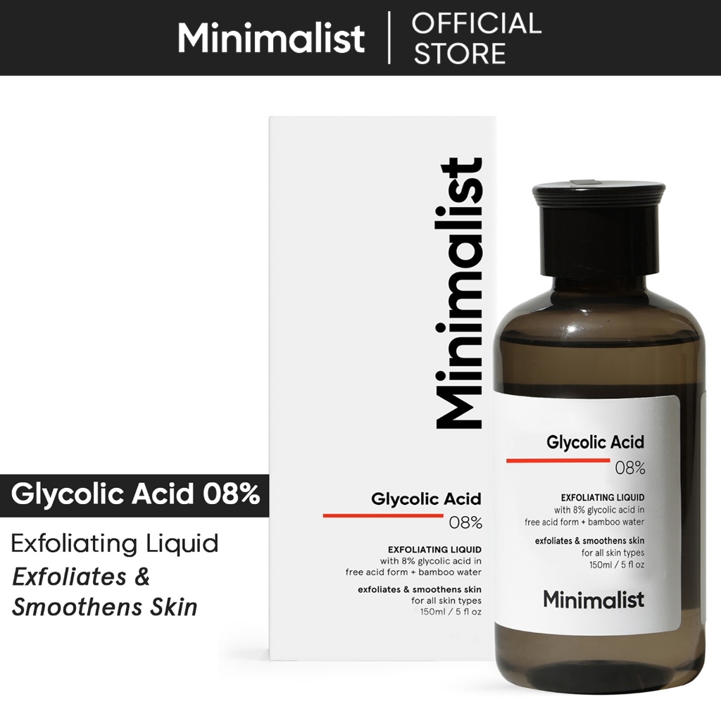 Minimalist 8 Glycolic Acid Exfoliating Toner for Glowing Skin