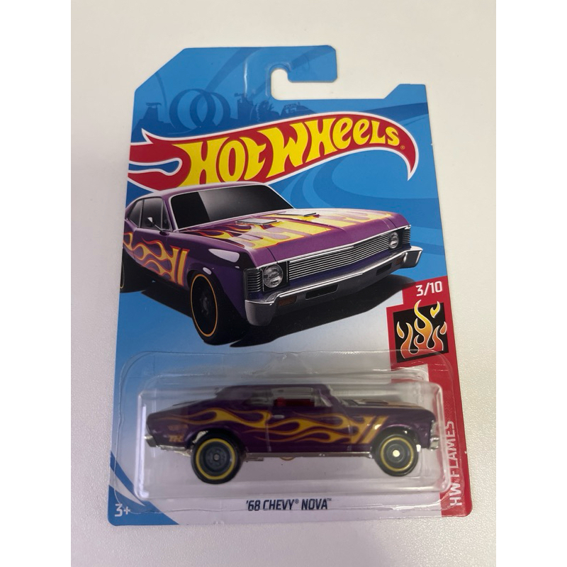Hot Wheels Red Edition 2017 - '68 Chevy Nova #8/12 - Boîte Fermée - Échelle 1/64