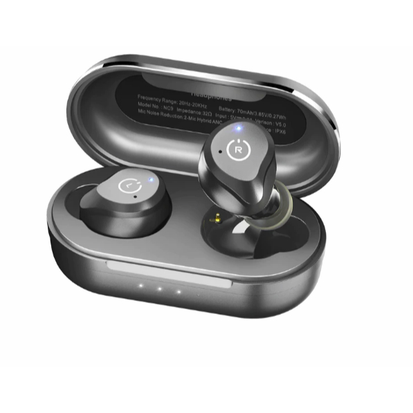 TOZO NC9 Hybrid Active Noise Cancelling Wireless Earbuds Built in Dual Noise Cancelling Microphone Shopee Malaysia