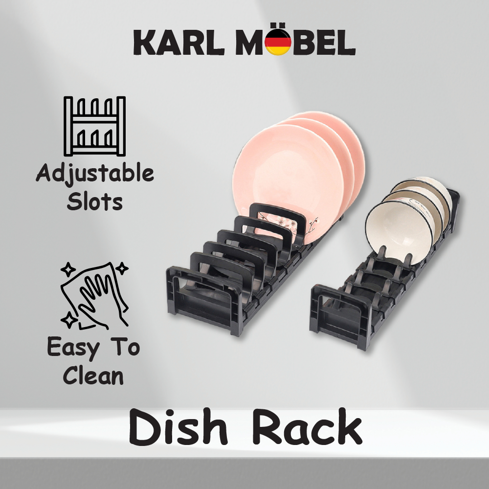 Kitchen Dish Storage Rack Storage Tableware Cabinet Built-in Plate Rack ...