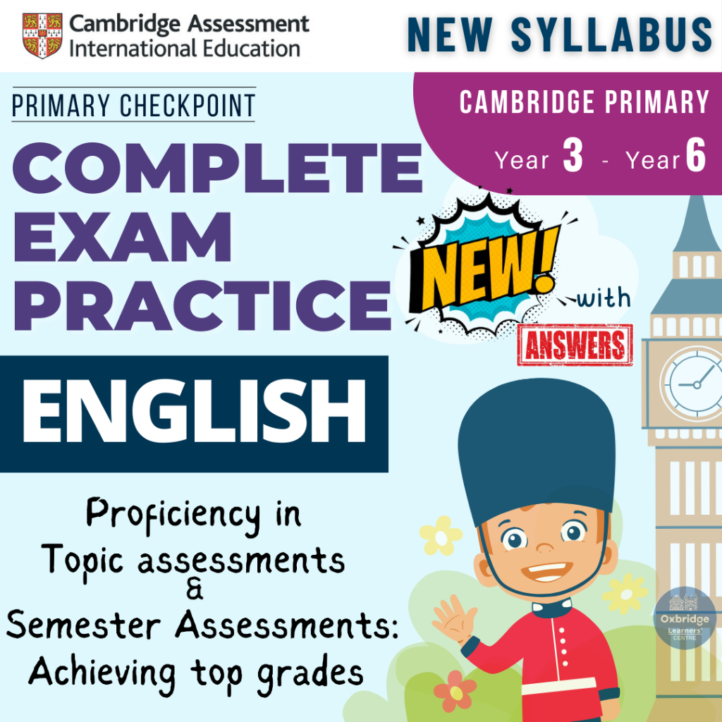 18P Latest Cambridge Primary English Complete Exam Practice + Answer ...