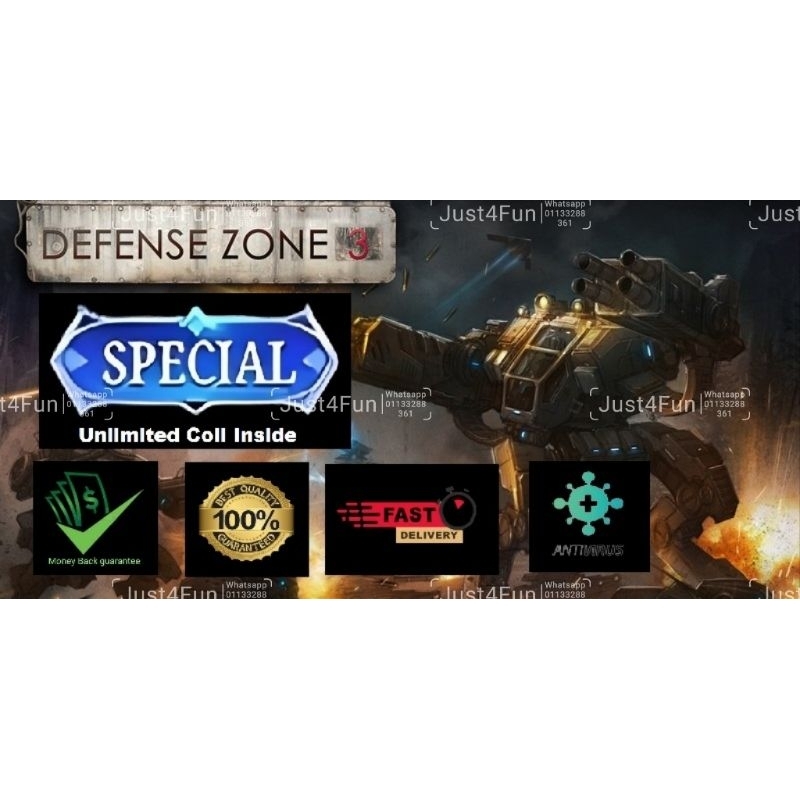 Defense Zone 3 HD (Unlock Unlimited Coil) Shopee Malaysia
