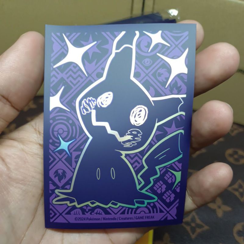 65 pc's Sleeves featuring Shiny Mimikyu (Paldean Fates) - Pokemon TCG Card  2024 | Shopee Malaysia