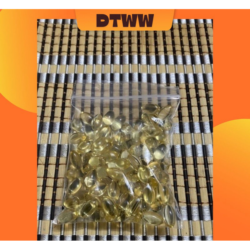 Cod liver oil , Minyak Ikan Fish liver oil 100’s kapsul untuk Ayam