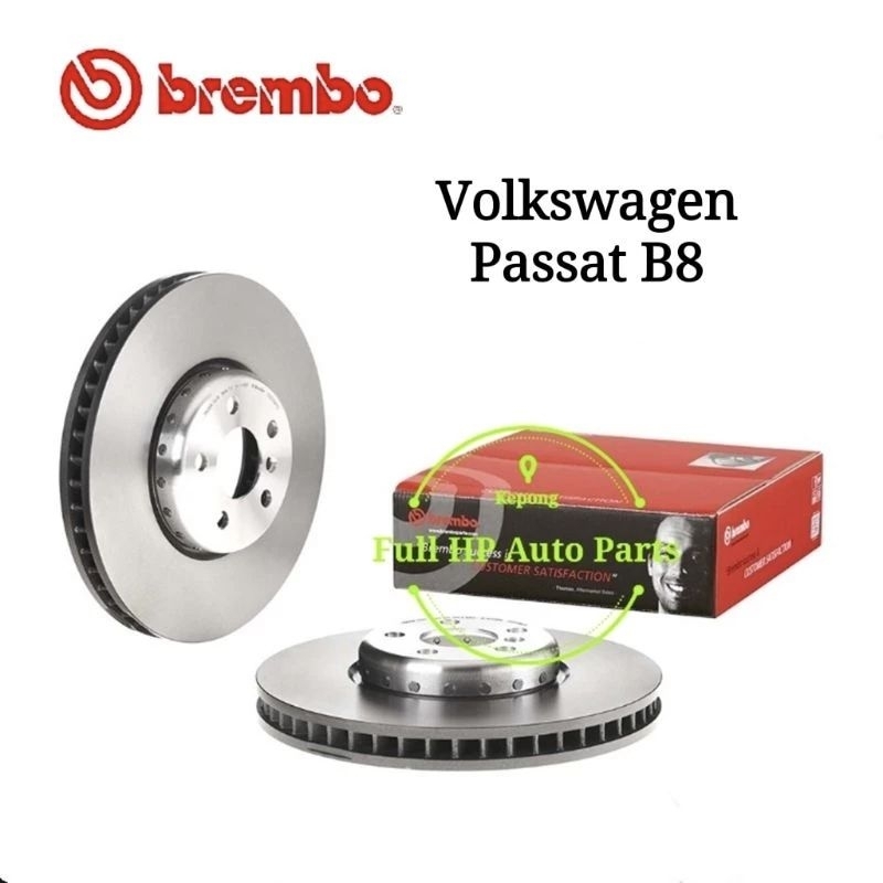 Original Brembo Front Rear Disc Rotor Volkswagen Passat B8 Shopee