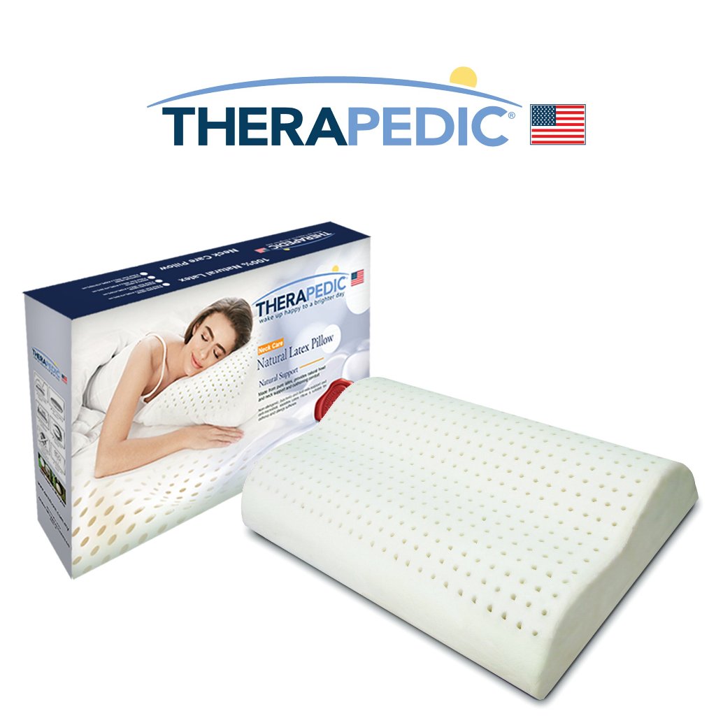 Therapedic USA T200 Contour Natural Latex Pillow Shopee Malaysia