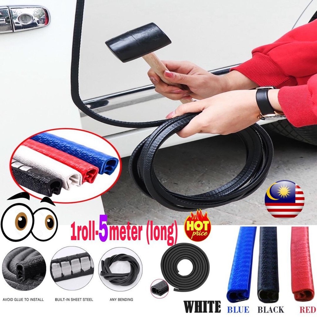 3M Big-D Car Door Seal Strips Rubber Edge Sealing Trim Weatherstrip Pr – Euro E-Store - Foto 6