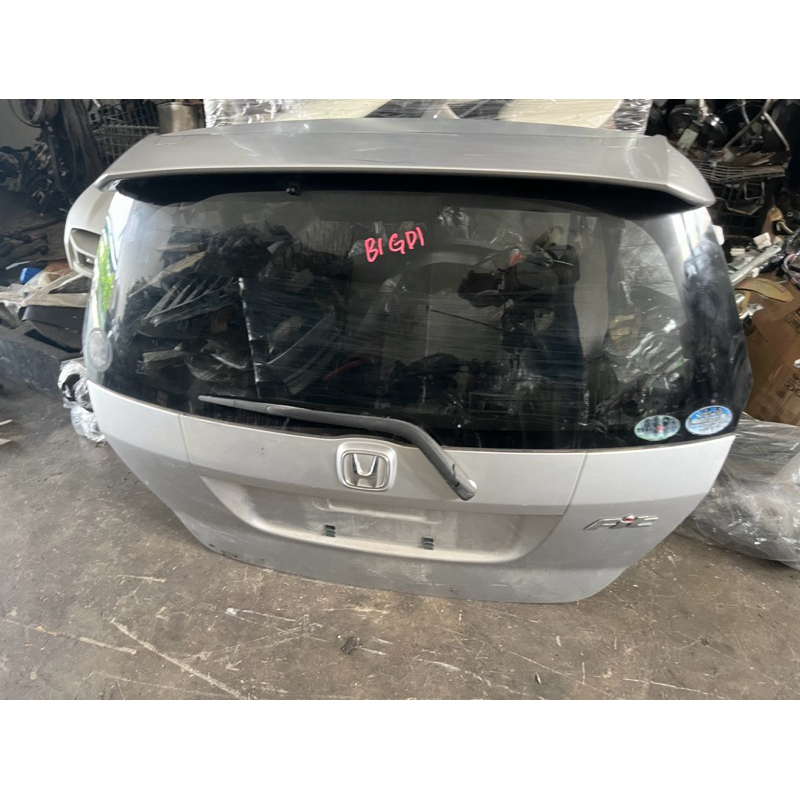 Honda Jazz Fit Rear Bonet With Spoiler For GD1 GD2 GD3 L15A VTEC ...