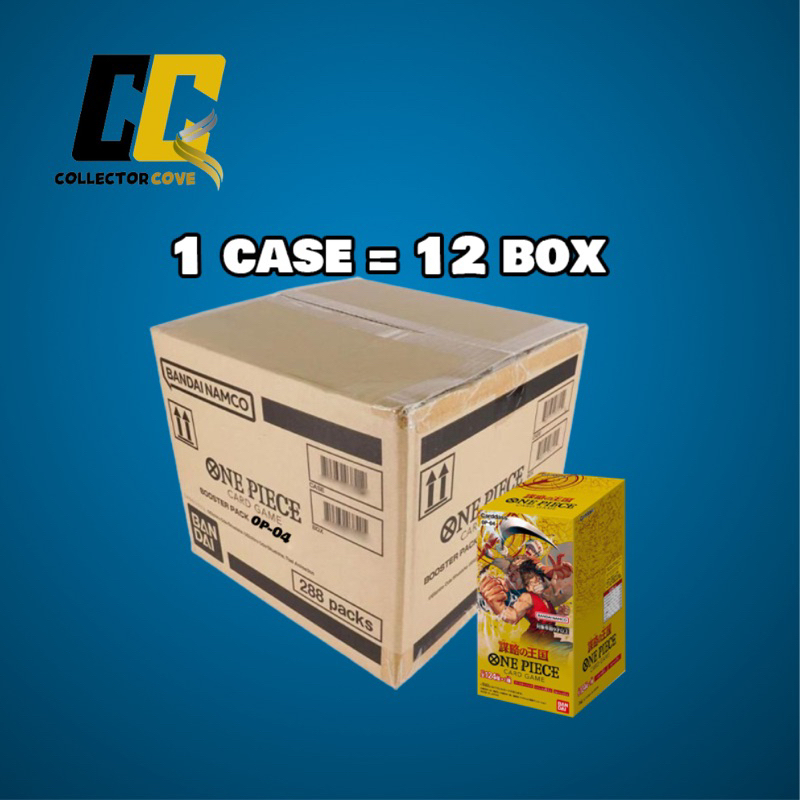 One Piece TCG OP04 Kingdom of Intrigue Booster Box Case / Carton Shopee Malaysia