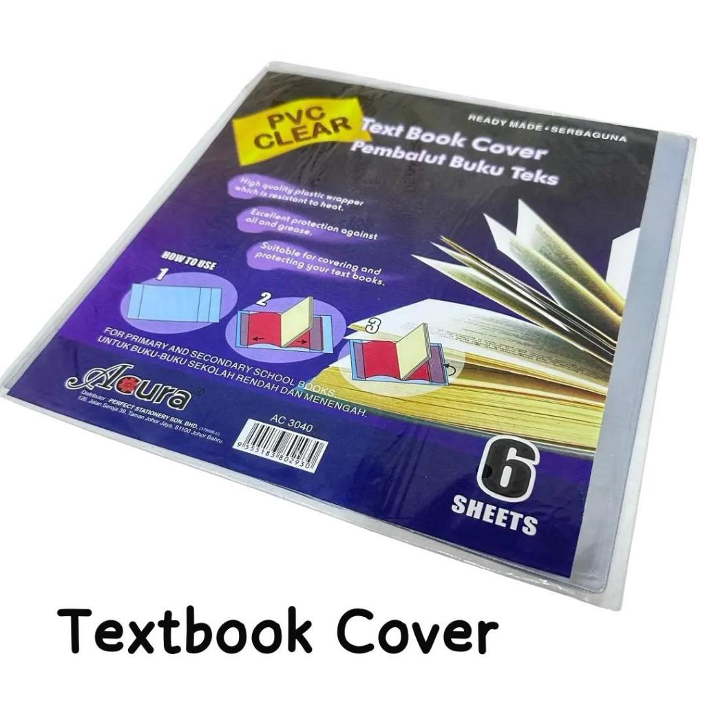 Text Book Cover PVC Clear/Hight Quality/Excellent Protection/Pembalut ...