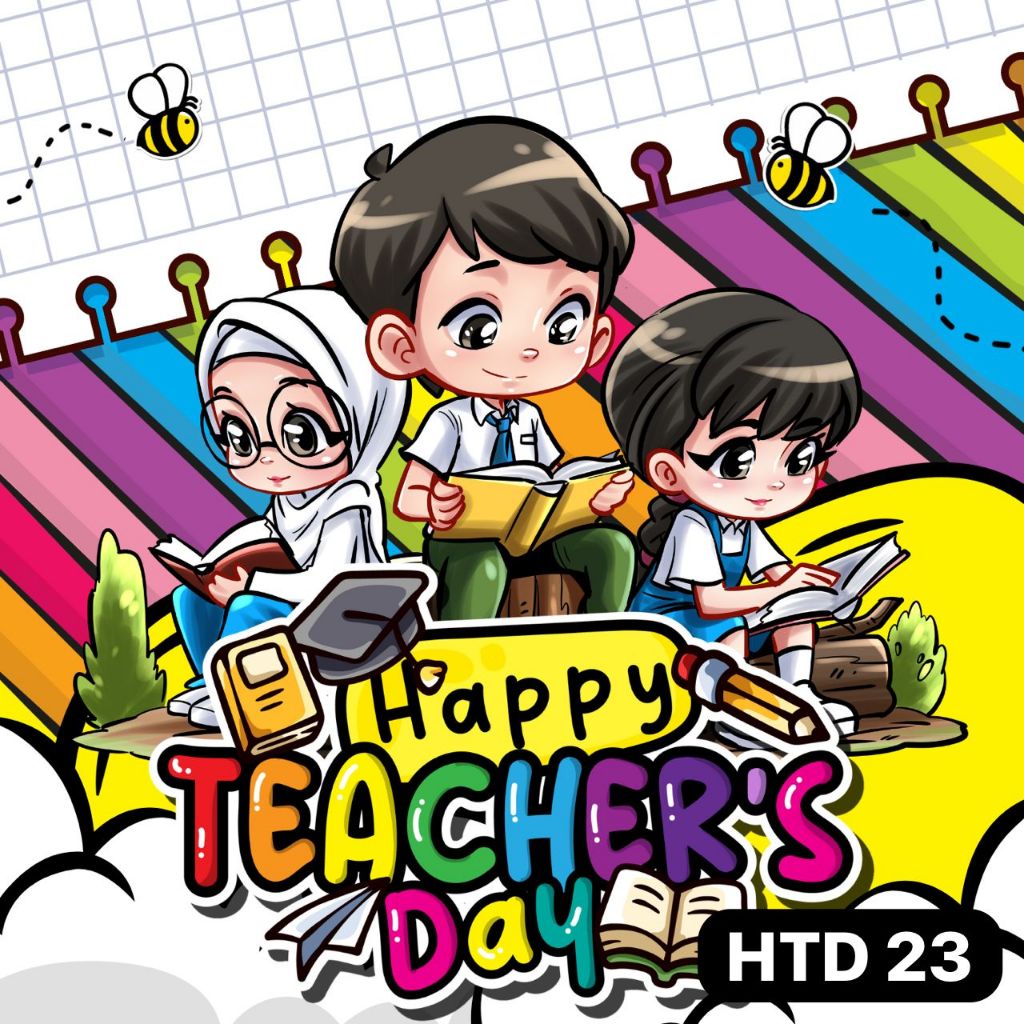 Sticker Hari Guru Teacher's Day Sticker Goodies Party Birthday HTD 23 ...