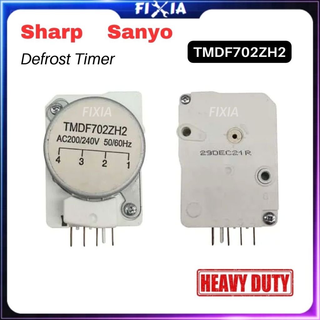 Heavy Duty Sharp/Sanyo TMDF702ZH2 Refrigerator Fridge Defrost Timer ...