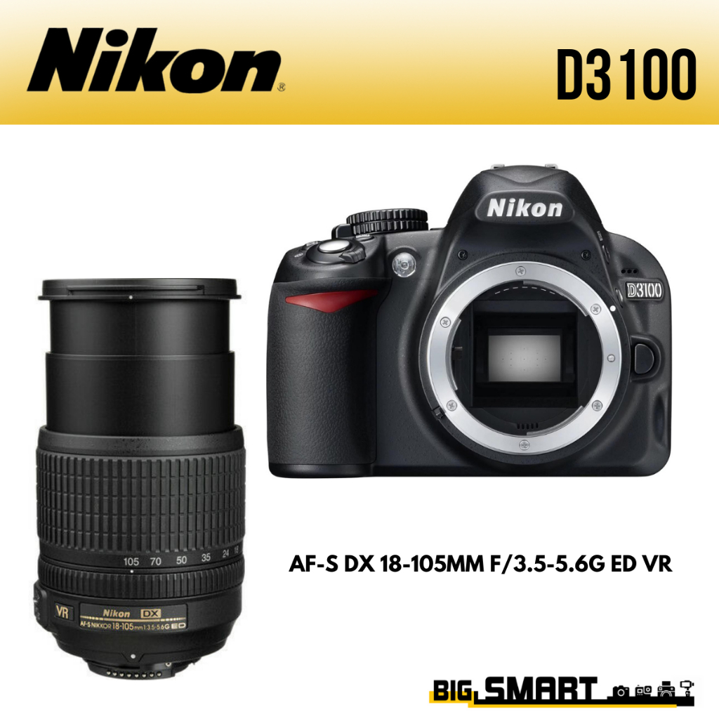 Nikon D3100 Digital Camera DSLR 18-55mm/18-105mm | Shopee Malaysia