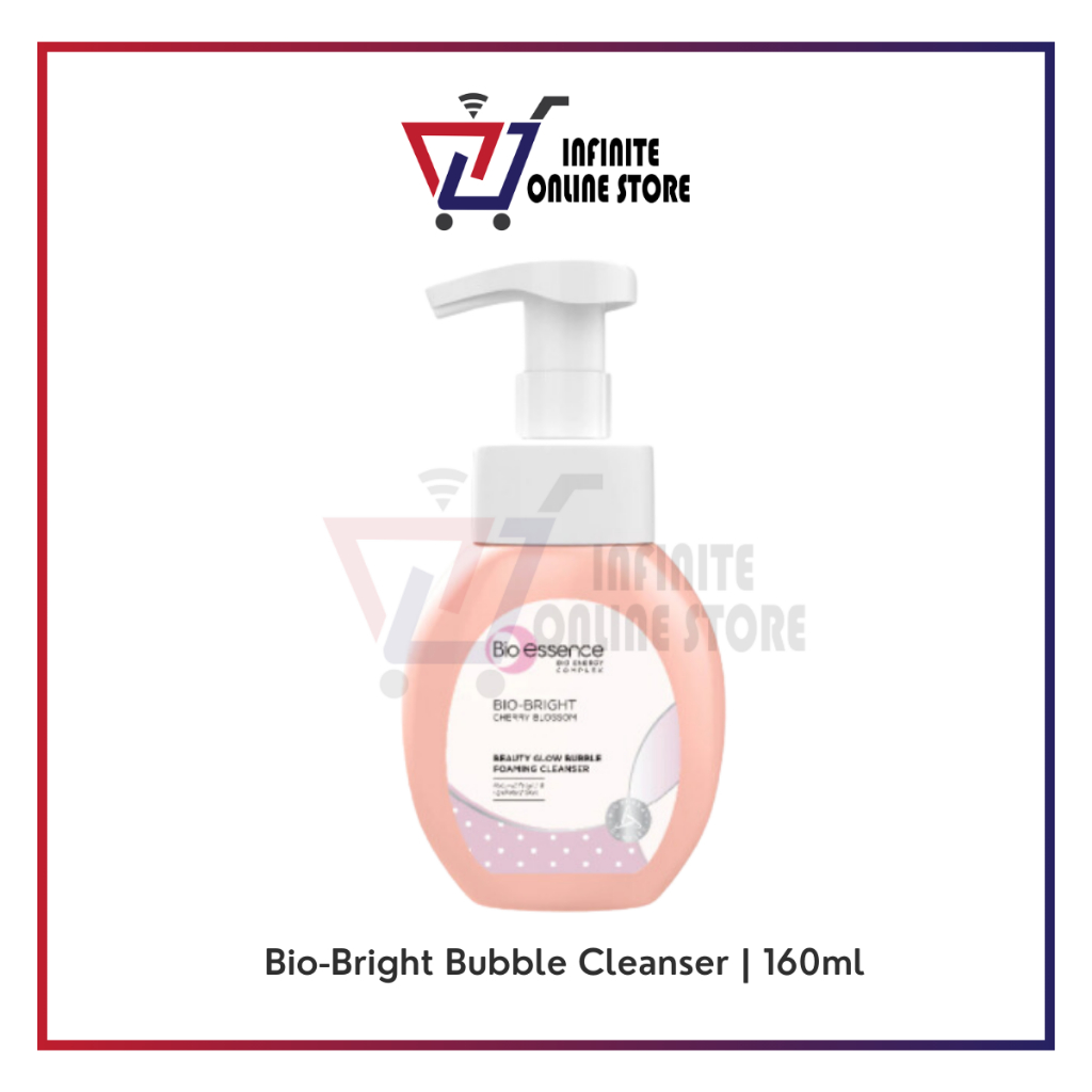 BIO-ESSENCE Bio-Bright Cherry Blossom Beauty Glow Bubble Cleanser ...