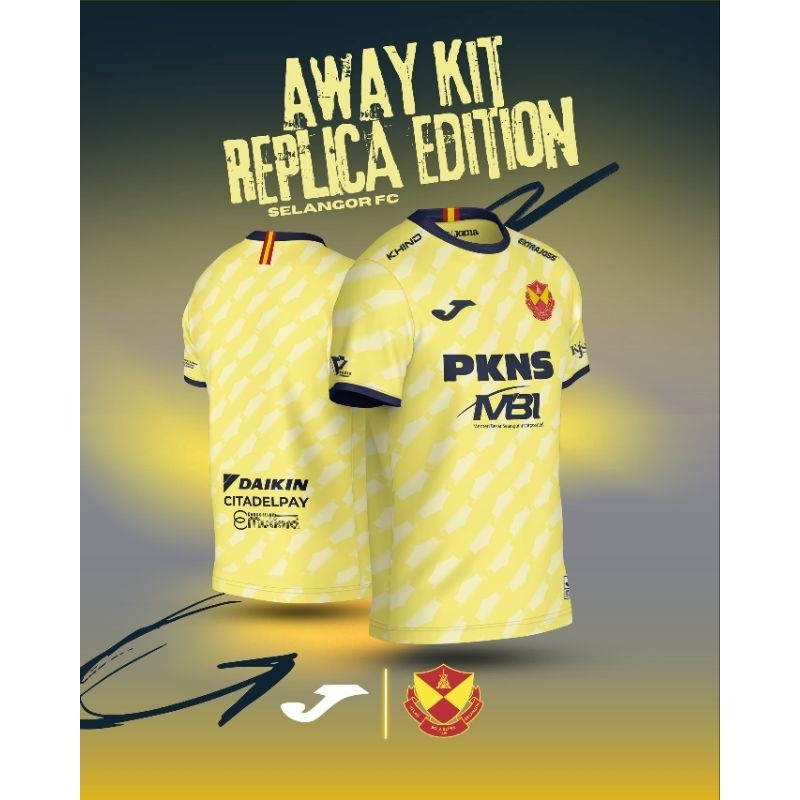 AWAY JERSEY REPLICA EDITION SFC 2024/2025 ( 100 Original ) Shopee