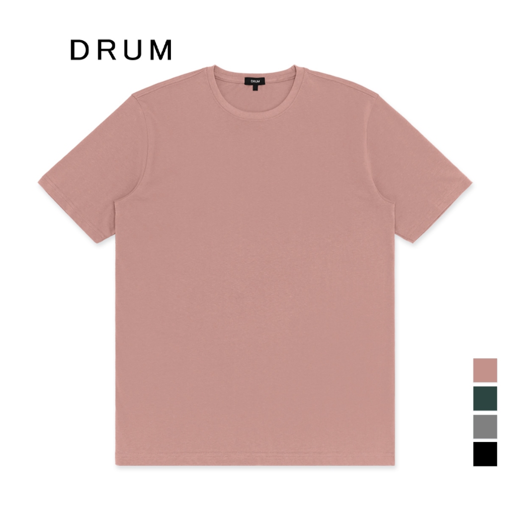 DRUM Classic Plain Tee- Dark Pink/Green/Grey/Black | Shopee Malaysia