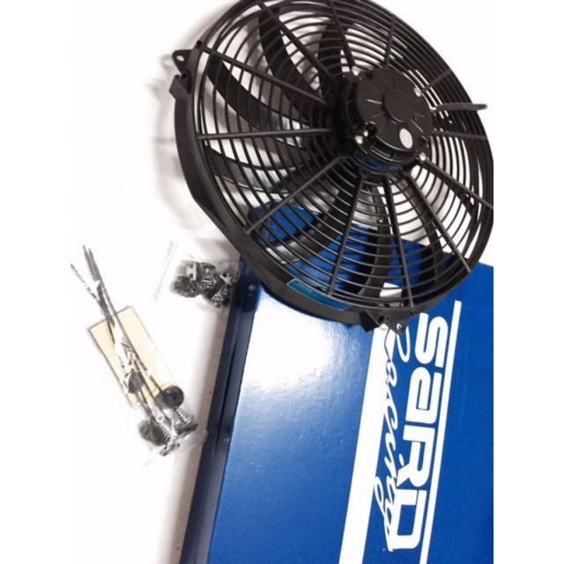 [ READY STOCK ] SARD TORNADO High Speed radiator fan 16'' 16 inch BLACK ...