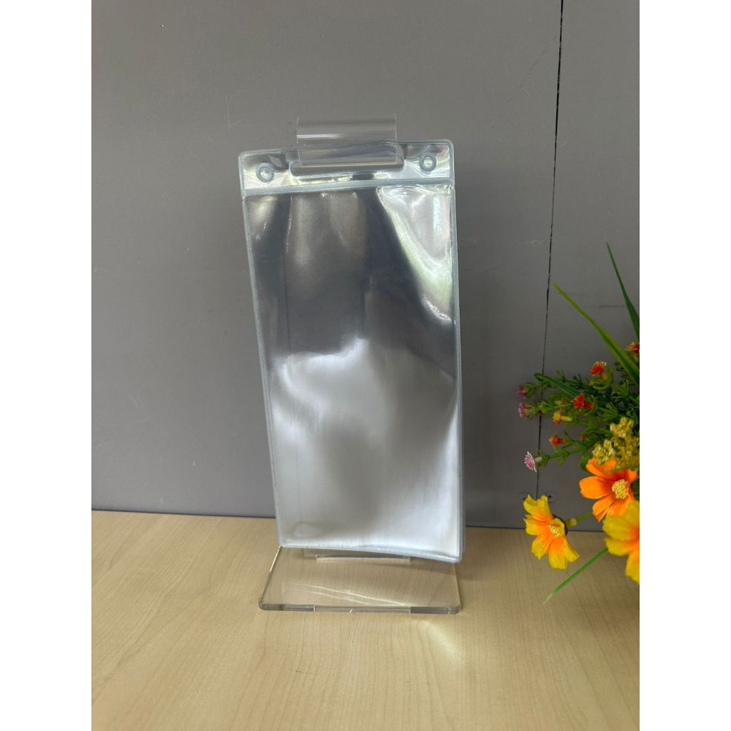 CLEAR STOCK ACRYLIC MENU STAND/ACRYLIC DISPLAY STAND/ TABLE MENU STAND ...