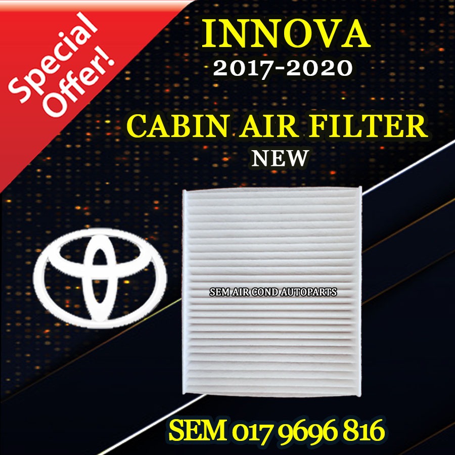 TOYOTA INNOVA 2017-2020 YEAR OEM CABIN/ BLOWER AIR FILTER (CAR AIRCOND ...