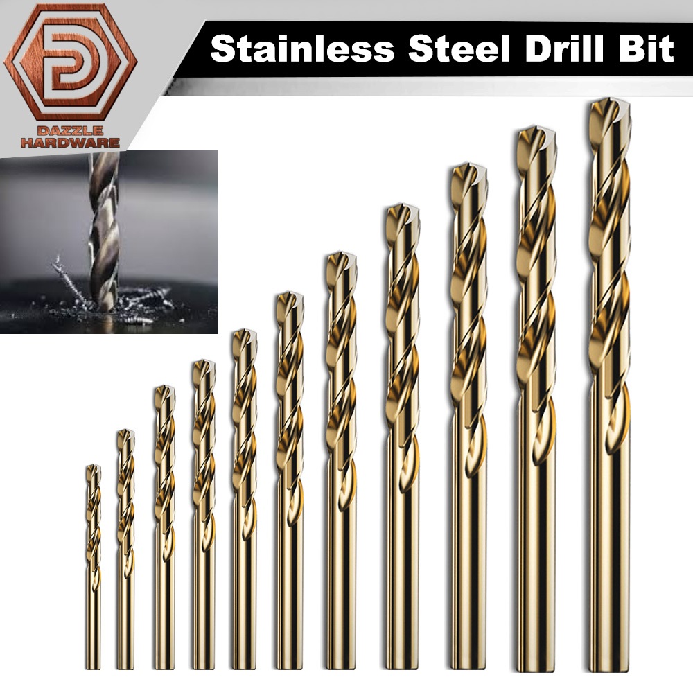 Stainless steel drill bit HSS cobalt twist drill bit 1.0mm - 12.0mm ...