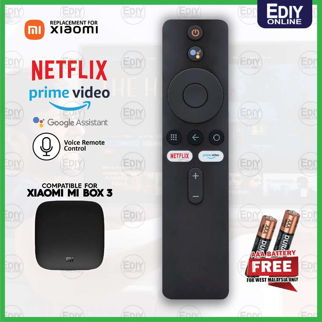 【FREE AAAx2】XIAOMI REMOTE 4S 4 4A 4C 4X 4K 3 2 1 S VER.3 MI TV BOX ...