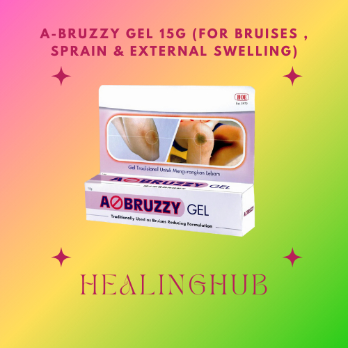 A-BRUZZY GEL 15G (FOR BRUISES , SPRAIN & EXTERNAL SWELLING) | Shopee ...